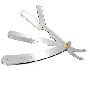 ผู้จัดจำหน่ายขายส่ง Pissco สำหรับมีดโกนตรง มีดโกนขอบตรง มีดโกนตัดผมสำหรับช่างตัดผม มีดโกนเปลี่ยนใบมีด มีดโกนสำหรับร้านเสริมสวย - Product Image 2