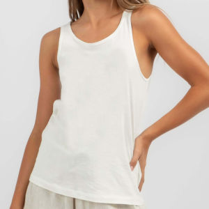 Hot Selling <b>Plus</b> <b>Size</b> Women's Cotton Polyester Tank <b>Top</b> Made in Pakistan <b>Low</b> Price - Product Image 4