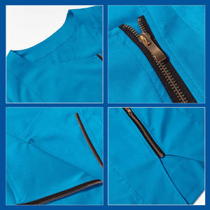 Uniformes de enfermera de moda lavables elásticos de algodón a la moda para mujeres y hombres conjuntos de quirófano para Hospital - Product Image 2