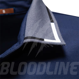Polo de Manga Corta para Hombre Bloodline, Color Sólido, Tejido de Punto, Secado Rápido, Corte Regular, Marrón - Product Image 3