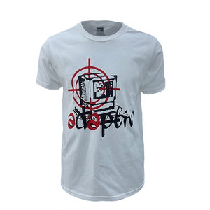 Logotipo de impresión personalizada de alta calidad Unisex 100% algodón camiseta suelta ajuste camiseta bordado Casual en blanco camisetas para hombres - Product Image 1