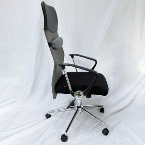 Silla de Oficina Ergonómica Contemporánea con Respaldo de Malla y Reposacabezas - Ideal para Estaciones de Trabajo - Product Image 6