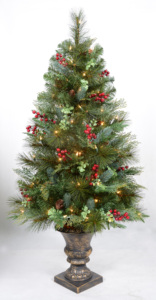 Mini y Pequeños Árboles de Navidad Decorados con Adornos de 45–120 cm – Proveedor de Árboles de Navidad Festivos Preiluminados en Maceta - Product Image 5