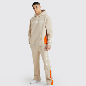 Survêtement en Coton Polaire Surdimensionné pour Homme, Survêtement Décontracté et Respirant, Survêtement de Grande Taille, Hiver 2024 Coton, 100% - Product Image 1