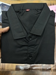 เสื้อเชิ้ตด้านหน้าแขนยาวมีกระดุมสำหรับผู้หญิงผ้าสักหลาดผ้าฝ้ายโอเวอร์ไซส์ลายดอกไม้ - Product Image 6