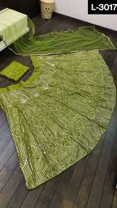 Exclusive Kasturi Silk Lehenga Choli for Women Heavy Sequence Work Bangalory <b>Satin</b> Silk <b>Blouse</b> Pieces for Party Wear - Product Image 2