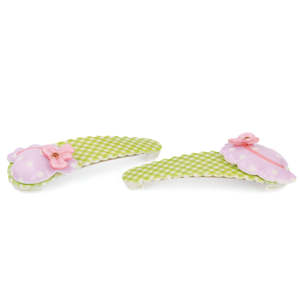 กิ๊บติดผมเด็กผู้หญิง 2 ชิ้น- สีเขียว - Product Image 2