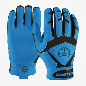 Gants de baseball à conception personnalisée avec verrouillage sécurisé, vente en gros, adhérence constante, traction optimale, sans vibrations, ensemble de gants de frappe au baseball - Product Image 2