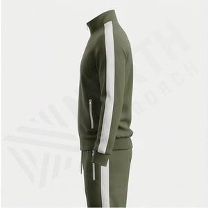 Ensemble de survêtement à capuche pour homme, nouveau design, 100% coton, style streetwear, 2 pièces, couleur personnalisable, idéal pour l'hiver et le fitness, vente en gros - Product Image 2