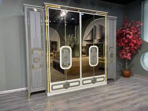 ชุดห้องนอนที่ทันสมัยมีสไตล์เฟอร์นิเจอร์ไม้ MDF ทนทานสำหรับบ้านวิลล่าบ้านไร่หรือโรงแรมสวยงามนอกจากนี้ยังมีพื้นที่ใดๆ - Product Image 3