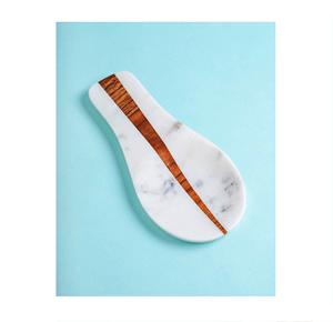 Plateau de service en acier inoxydable en forme de cœur, petite assiette, repose-cuillère personnalisé, couleur sur mesure, fait main, écologique, compatible lave-vaisselle - Product Image 6