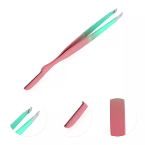 Pinzas para Cejas de Uso Profesional, Acero Inoxidable Alemán, Recubrimiento de Papel para Manicura, Pinzas para Extensión de Cejas - Product Image 6