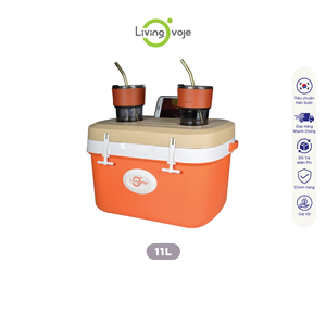 SB Tech 11L Insulated Cooler Box With Built-in Cup Holder Rectangle Modern Style Thermal Picnic Storage - Product Image 2