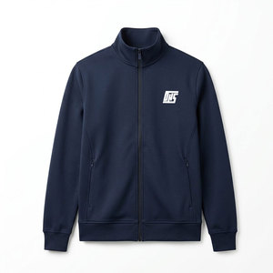 Veste de sport moderne pour homme à fermeture éclair intégrale, légère, col montant, pour l'entraînement athlétique, la course et les activités de plein air, vêtement personnalisé - Product Image 1