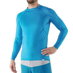 <b>Mens</b> Fitness Rash Guard <b>Compression</b> <b>Shirt</b> New Fashion Streetwear Style, Sublimation Printed Solid Color Sportswear - Product Image 4
