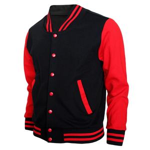 Chaqueta Universitaria Unisex Personalizada, Talla Grande, Estilo Urbano, Cuello Alto, Logotipo Frontal, Mangas de Algodón OEM, Material de Lana 2026 - Product Image 2