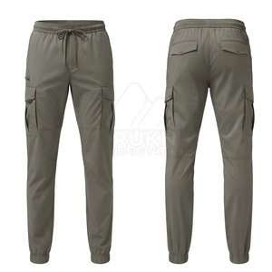 Wholesale <b>Men</b> <b>Cargo</b> Track Pants Straight Utility Pocket Details Athletic Casual <b>Jogger</b> Eco-Friendly Quick Dry Custom Logo - Product Image 6