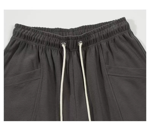 กางเกงลำลองแนวเรโทรสำหรับผู้ชาย2025 260กรัมกางเกงขาสั้นแฟชั่นมีกระเป๋าแนวฮิปฮอปกลางถนนพิมพ์ลายฤดูใบไม้ผลิฤดูร้อน DDP จัดส่ง - Product Image 4