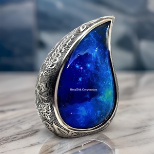 Urne de crémation moderne pour adultes Nouvelle conception de larme Fournitures funéraires en gros Cendres commémoratives Décoratif Souvenir d'inhumation Goutte de larme - Product Image 1