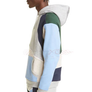 Alta calidad 100% algodón hombres pulóver con capucha al por mayor personalizado Anti-Pilling sudadera invierno sudaderas con capucha en blanco - Product Image 3