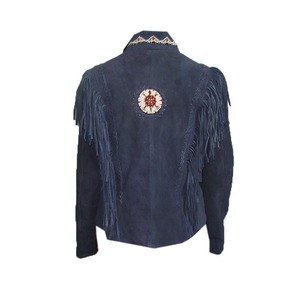 Streetwear Custom Fashion High Quality Street Outfit Long Sleeves <b>Western</b> Leather <b>Jackets</b> For Women - Product Image 5