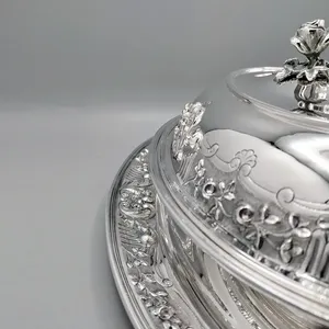 Cazuela Clásica de Acero Inoxidable para Servir |   Para Arroz, Roti y Curry, Antiadherente y Duradero, Diseño Sofisticado - Product Image 3