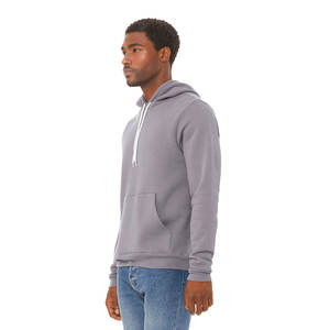 Bella toile hommes hiver saison non doublé sweats lourd polaire coton pour hiver temps froid à capuche - Product Image 2