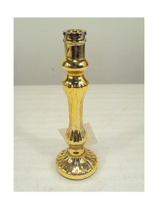 Mercury Glass <b>Taper</b> <b>Candle</b> <b>holder</b> Gold Look - Product Image 1