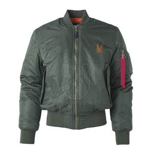 Veste bomber d'hiver pour homme, respirante et à séchage rapide, logo frontal, polyester, vente en gros, pour vente en ligne - Product Image 1