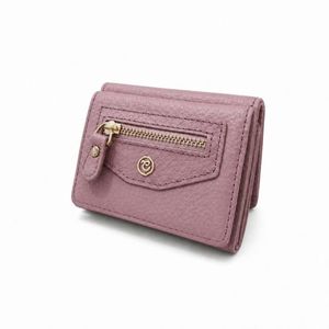 กระเป๋าสตางค์หนังวัวญี่ปุ่นแบบพับสามตอนขนาดเล็กกะทัดรัด - Product Image 4