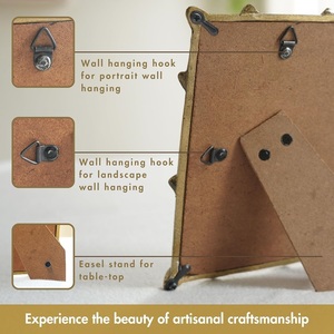 Cadre photo en métal de haute qualité dessus de table verre décoratif et aluminium pour la décoration de la maison ou du bureau - Product Image 3