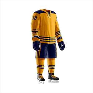 Services OEM unisexe de haute qualité, confortables et respirants, ensembles d'uniformes de hockey sur glace sublimés personnalisés à vendre à bas prix - Product Image 6