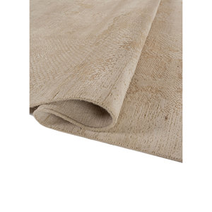 Alfombra de Lana y Seda Anudada a Mano con Patrón Abstracto Ebsh-5104, Color Beige y Marrón, para Decoración de Sala de Estar, Tamaño 9x12 - Product Image 2