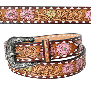 Cinturón Vaquero Occidental de Alta Calidad, Hecho a Mano, con Tachuelas de Diamantes, Diseño de Vaquero/Vaquera, Accesorio Elegante, Venta de Fábrica - Product Image 2