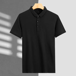 Camisetas Polo de Manga Corta con Cuello Solapa, Ropa de Trabajo de Verano de Color Sólido de Alta Gama con Diseño de Logotipo Personalizado OEM - Product Image 2