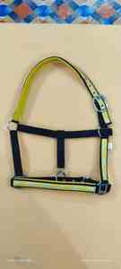 เชือกแขวนคอม้าไนล่อนพรีเมี่ยมปรับได้นุ่มบุนวมนวมทนทาน headcollar เหมาะสำหรับการฝึกขี่ม้าทุกวันและสะดวกสบาย - Product Image 4