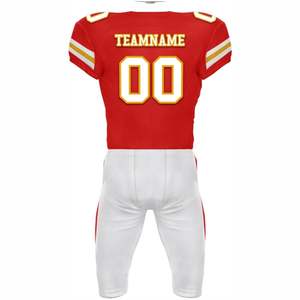 Jersey de Fútbol Americano Sublimado Personalizado con el Mejor Diseño, Manga Corta, Ropa Deportiva Transpirable de Primera Calidad que Absorbe la Humedad - Product Image 2