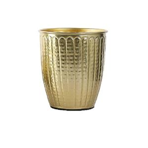 Customized Home Luxury Flower <b>Vase</b> Made in Metal With <b>Gold</b> Finished Garden Accessories Living Room Decorative Flower Pot Home - Product Image 1