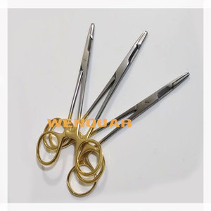 12.5cm 14cm demi or pince vétérinaire TC Olsen Hegar porte-aiguille et ciseaux de Suture chirurgicale instruments manuels - Product Image 3