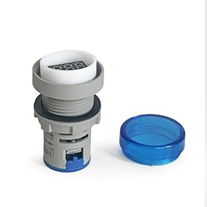 AEK-Tech BJ-22VMS Mini voltmètre numérique AC 22 mm 60-500 V LED bleu - Product Image 6