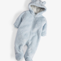 Nouveau pull de combinaison de bébé de haute qualité pour l'hiver prix de gros combinaison de bébé personnalisée polaire ours à capuche costume de landau