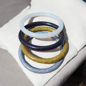 <b>RESIN</b> BANGLE Fashion Designer Jewelry <b>Resin</b> <b>Colour</b> Full Bangle Gift Marble Amber Irregular OTHER Bracelet for Women Girls - Product Image 4