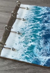 ที่เก็บกุญแจทำจากไม้และเรซินสำหรับบ้านสำนักงานห้องน้ำและห้องครัวที่เก็บกุญแจอีเมลสวยงาม - Product Image 4