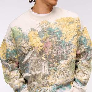 Personalizado 100% algodón peso pesado Boxy Fit pulóver con capucha de doble capa sudaderas de lana para los hombres para el invierno - Product Image 2