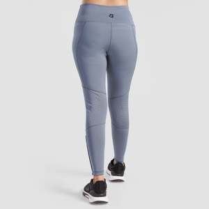 Leggings de sport taille haute Ignite Fit respirants XS avec fermeture élastique à la taille gris clair pour l'entraînement et le sport - Product Image 2