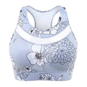 Sujetador deportivo de punto personalizado para mujer de nuevo diseño para correr Yoga Fitness espalda sin costuras ropa interior deportiva sublimación sujetador transpirable - Product Image 1