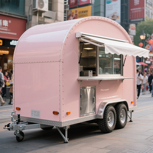 Venta móvil Street Food Shop Cart <span class=keywords><strong>Mini</strong></span> Trailer Food Truck Dining Car - Product Image 3