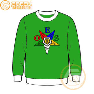 Commande personnalisée de l'étoile de l'Est sweat-shirt brodé en molleton de coton pull de haute qualité vêtements grecs OES sweat-shirts - Product Image 4