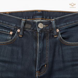 Jeans de Mezclilla Personalizables de Primera Calidad para Hombre, Venta al por Mayor de Fábrica OEM, Corte Regular, Pierna Recta, Transpirables e Informales - Product Image 5