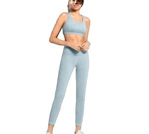 Fabricant sur mesure proposant des ensembles de yoga 2 pièces pour femmes avec logo personnalisé pour les commandes en gros et les exportateurs internationaux. - Product Image 1